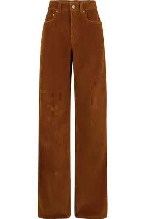 Paco rabanne Pantalones de pana anchos