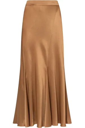 Alberta Ferretti Falda midi con diseño acampanado