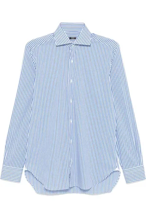 BARBA Camisa con rayas estampadas