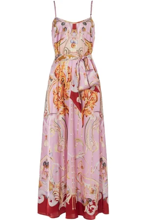 TEMPERLEY LONDON Slip dress con estampado Carline