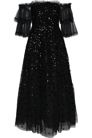 Needle & Thread Vestido de fiesta Autumn Leaves