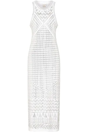 Camilla Vestido midi con detalles de cristal