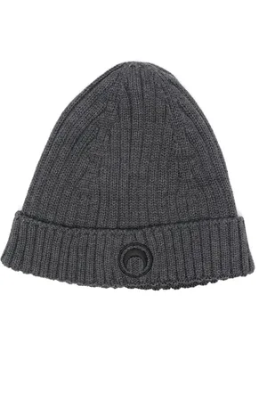 Marine Serre Gorro tejido con logo Moon