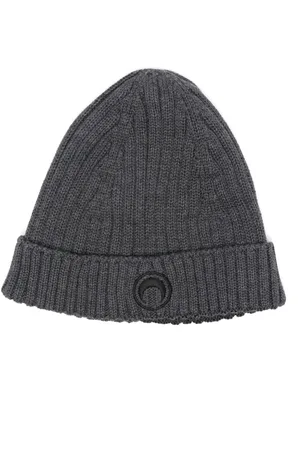 Marine Serre Gorro tejido con logo Moon