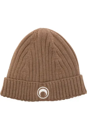 Marine Serre Gorro tejido con logo Moon
