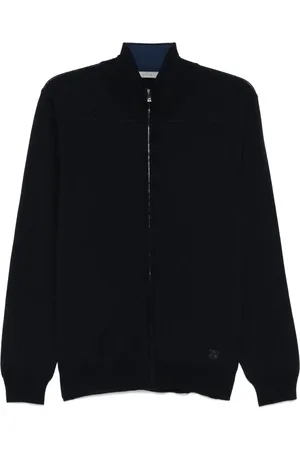 corneliani Cárdigan con logo bordado