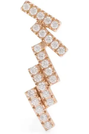 GOLD Arete Skyline en oro rosa de 18kt con diamante