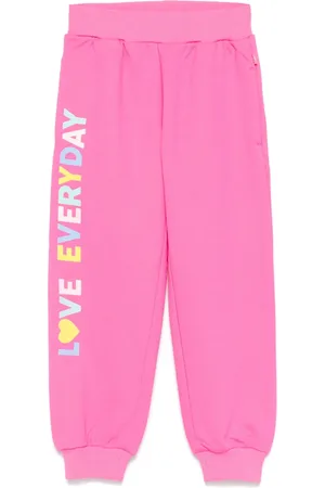 Billieblush Pants con eslogan estampado