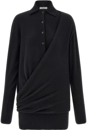 Salvatore Ferragamo Vestido tejido estilo playera tipo polo tejido