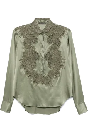 ERMANNO SCERVINO Blusa con detalle de encaje