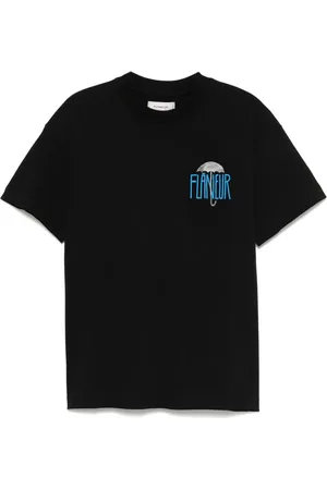 FLÂNEUR Playera con logo estampado