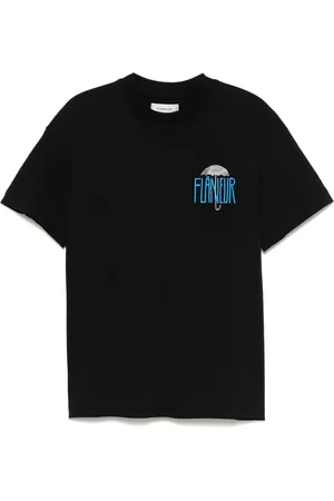 FLÂNEUR Playera con logo estampado