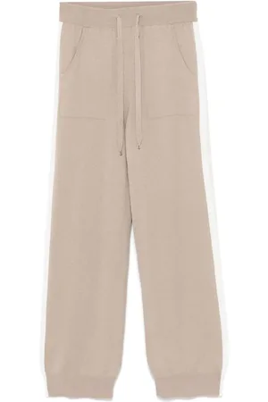 LORENA ANTONIAZZI Pants rectos con cordones en la pretina