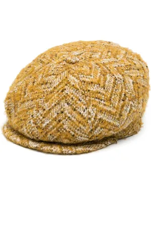 Borsalino Boina de tejido chevron