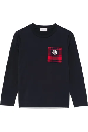 Moncler Playera manga larga con detalle de bolsillo