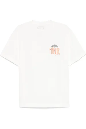 FLÂNEUR Playera con logo estampado