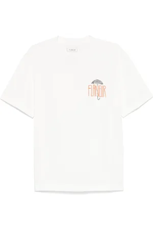 FLÂNEUR Playera con logo estampado