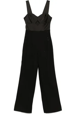 Twin-Set Jumpsuit con rayas diplomáticas de lentejuelas
