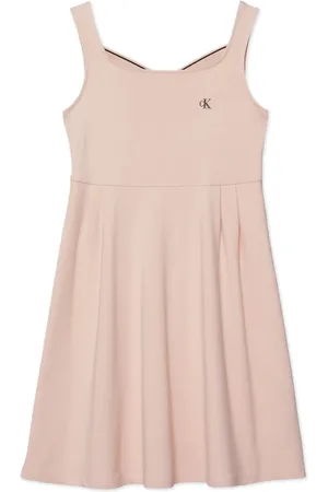 Calvin Klein Vestido con logo bordado