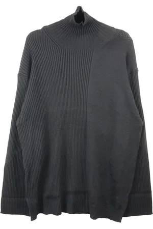 YOHJI YAMAMOTO Suéter con ribete en contraste