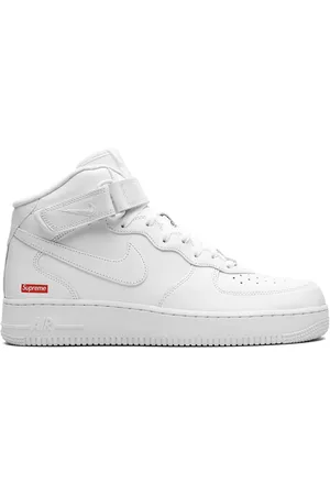 Nike Tenis Air Force 1 Mid Mini Box Logo White de x Supreme