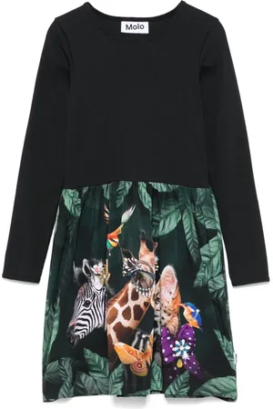 Molo Vestido con animal print