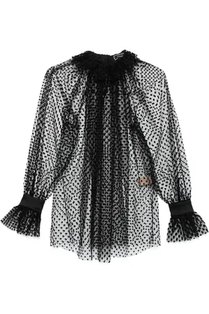 Styland Blusa con estampado de lunares