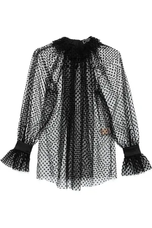 Styland Blusa con estampado de lunares
