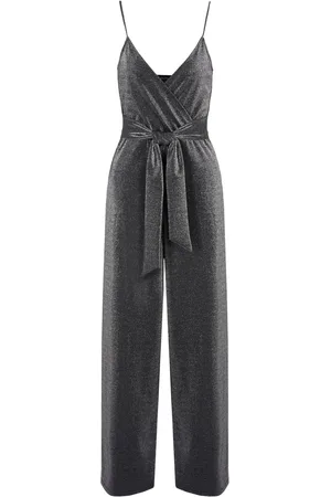 Armani Exchange Jumpsuit metalizado sin mangas
