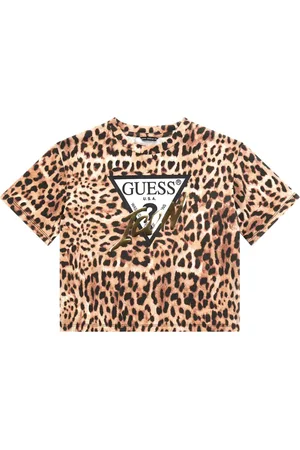 Guess Playera con estampado de leopardo