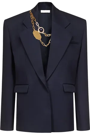 AREA Blazer con detalle de cadena
