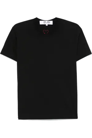 Comme des Garçons Playera con parche de corazón característico
