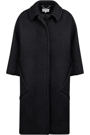 Maison Margiela Abrigo oversize de bouclé