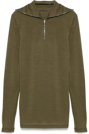 Jil Sander Top con cuello vuelto