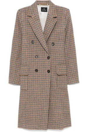 Paul Smith Abrigo con motivo pied de poule