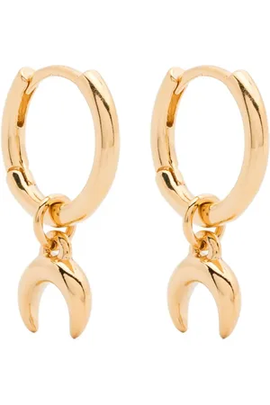 Marine Serre Arracadas Crescent-Moon