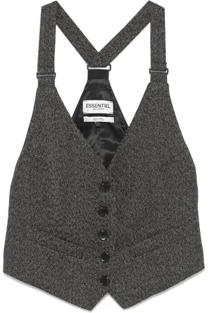 Essentiel Antwerp Chaleco con motivo de espiga