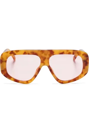 The Attico Lentes de sol con armazón oversize de x Linda Farrow
