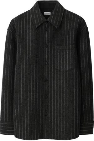 Burberry Camisa con estampado de rayas diplomáticas