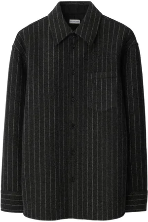Burberry Camisa con estampado de rayas diplomáticas