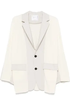 SACAI Cárdigan con paneles