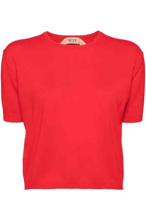 Nº21 Top con cuello redondo