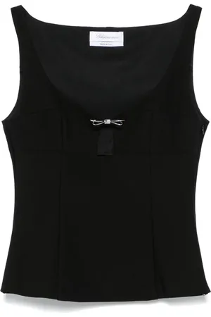 BLUMARINE Top con detalle de moño