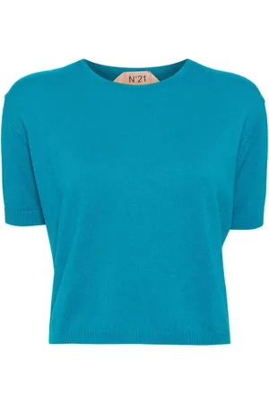 Nº21 Top con cuello redondo