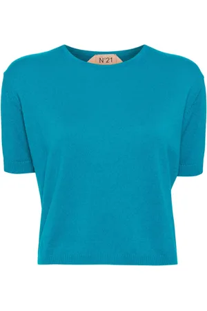 Nº21 Top con cuello redondo