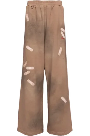DOUBLET Pants con franja bordada