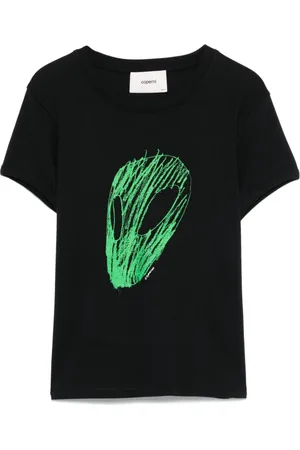 COPERNI Playera con estampado a mano de alien
