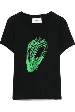 COPERNI Playera con estampado a mano de alien