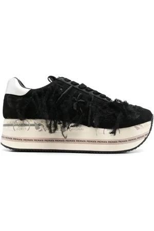 Premiata Tenis con detalle de flecos