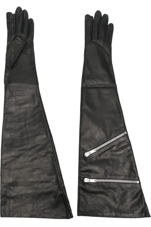 Rick Owens Guantes con detalle de cierre